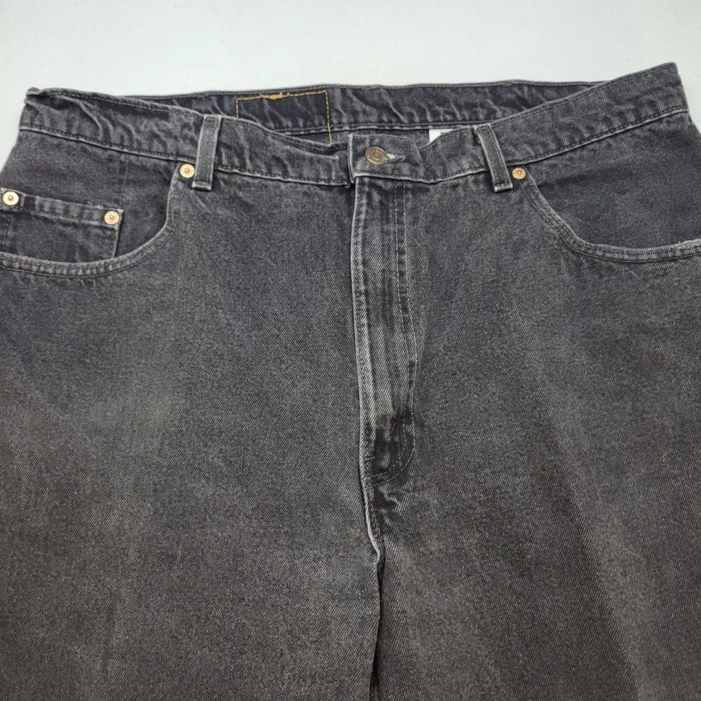 Levi's 560 Jeans Mens 40x32 Black Loose Fit Tapered Leg Vintage Made in USA 90s